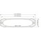 Hella 51 Length x 11 Height Mini Bar BoltOn Surface Mount LED Clear Lens Red Bulb H22897031 - alternate 2